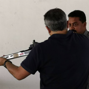 Thala Ajith spotted at Chennai Rifles Club!