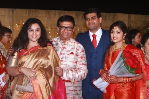 Y Gee Mahendra's Son Harshavardhana - Shwetha Reception