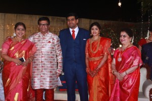 Y Gee Mahendra's Son Harshavardhana - Shwetha Reception