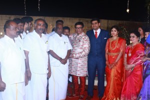 Y Gee Mahendra's Son Harshavardhana - Shwetha Reception