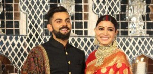 Virat Kohli And Anushka Sharma Reception