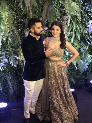 Virat Kohli And Anushka Sharma Reception