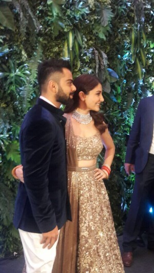 Virat Kohli And Anushka Sharma Reception