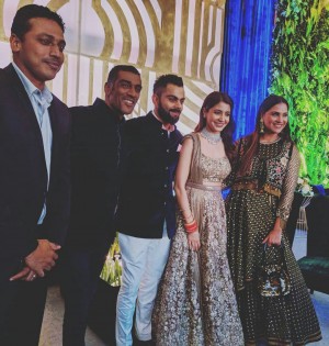 Virat Kohli And Anushka Sharma Reception