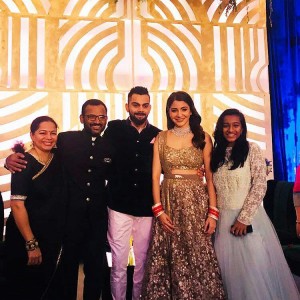 Virat Kohli And Anushka Sharma Reception