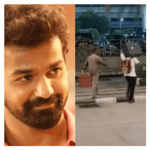 Pranav Mohanlal carry bag himself in Airport: Video Viral