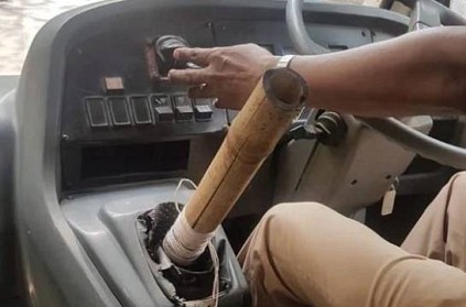 Mumbai - Bus driver uses stick as gear lever - Arrested