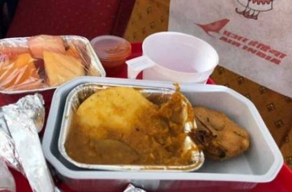Passenger finds cockroach in food served on Air India flight