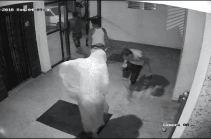 Thief dances before camera after robbing house