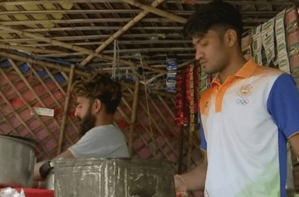 asian games bronze medallist sells tea for a living