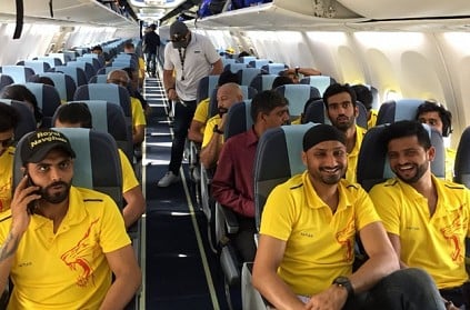 CSK players arrive in Chennai