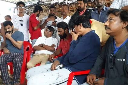 Bharathiraja, Vetrimaran, Ameer and others in Gaja Cyclone Relief Camp