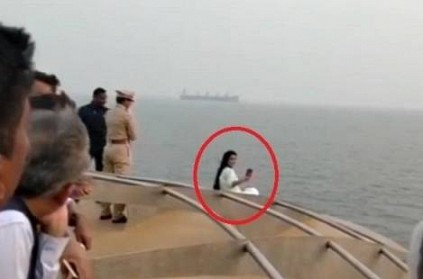 Maharashtra chief minister’s wife Amruta takes dangerous selfie cruise