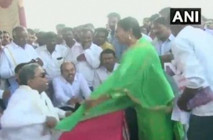 \'she is like my sister\', siddaramaiah explains about recent incident