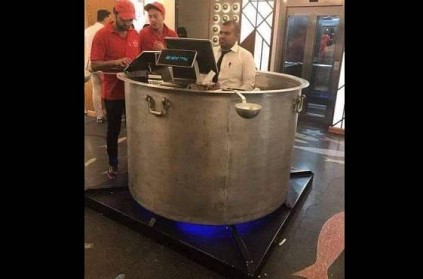 Unique hotel bill counter,photo goes viral