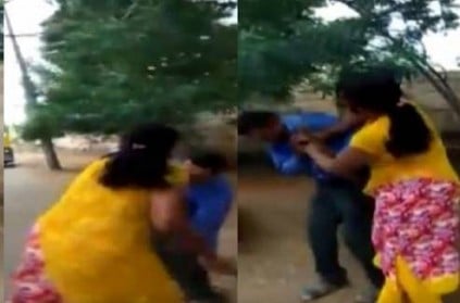 Woman thrashes a bank manager for asking sexual favours Viral Video