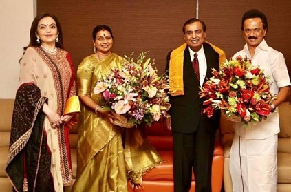 Ambanis fly to Chennai to meet DMK Leader Stalin - Here is why Ambanis fly to Chennai to meet DMK Leader Stalin - Here is why
