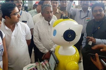 Chennai Airport: Robots introduced to greet visitors