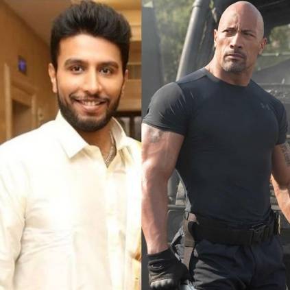 Actor Shiva Kumar imitates WWE star Dwayne 'The Rock' Johnson on the latter's birthday