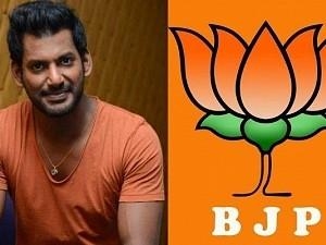 Actor Vishal denies joining the political party BJP