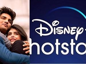 After Sushant Singh's last film, Disney+Hotstar acquires these 6 biggies! Full details here!
