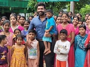 Arun Vijay makes his birthday extra special as he celebrates with foundlings