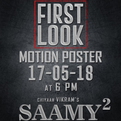 Chiyaan Vikram's Saamy Square - First Look Motion Poster on May 17