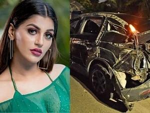 Details of Actress Yashika Aanand's car accident - Here's what you need to know