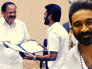 Viral Video! Dhanush receives his 2nd National Award - Do not miss out the proud faces of his family members!