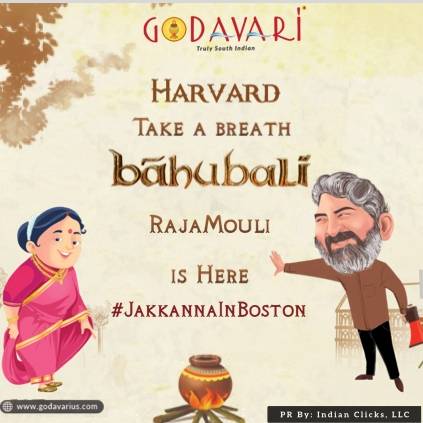 Godavari restaurant welcomes SS Rajamouli to US