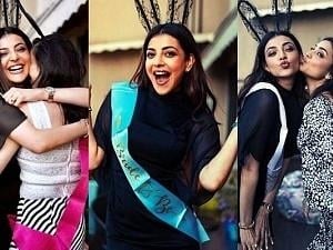 Viral Pics: Bride-to-be Kajal Aggarwal stuns in her black attire for her bachelorette party with her squad!