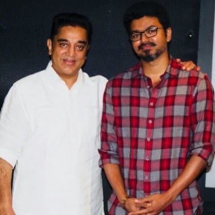 Kamal Haasan watches Mersal with Vijay and the entire team