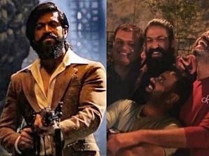 Latest Pics of KGF 2 actors, Yash and Director Prashant Neel goes viral
