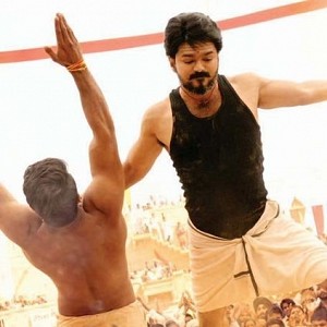 Know what the rank of Mersal is at the box office?