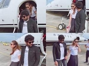 Always in style! Nayan and Vicky back to base in private jet after Goan holiday