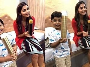 Pooja Hegde’s pics with THIS superstar's son go viral; Can you guess?