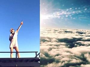 Wait, what!? Popular actress “jumps out of a plane” to celebrate birthday - Pics go viral!