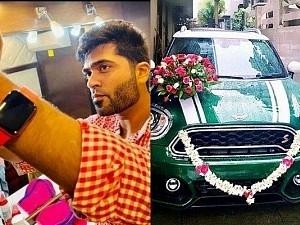 PIC TALK: STR receives a 'Mini Cooper' surprise from a special person!