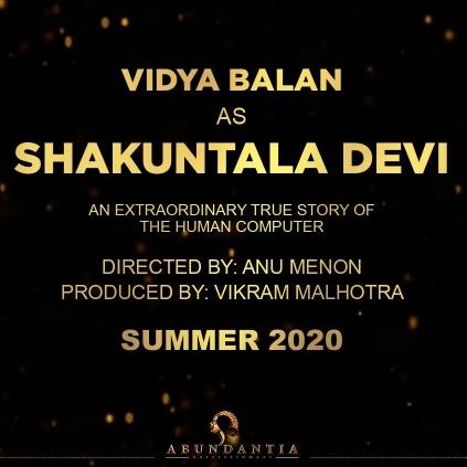 Thala Ajith's co-star Vidya Balan’s next is a biopic on this genius!