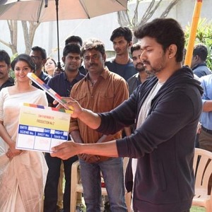 Just In: Vijay claps the first shot