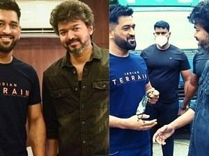 Thalapathy Vijay's heartwarming gesture for Thala Dhoni after the iconic meet is the talk-of-the-town!