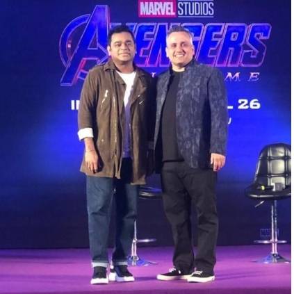 Video of AR Rahman's Marvel anthem for Avengers End Game released by Russo Brothers