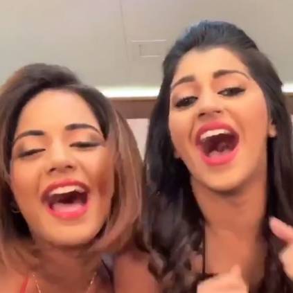 Yaashika and Aishwarya Dutta fun dance video on Instagram