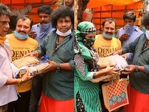 Yogi Babu steps out of his house amidst Coronavirus scare and donates 1250 kg of rice