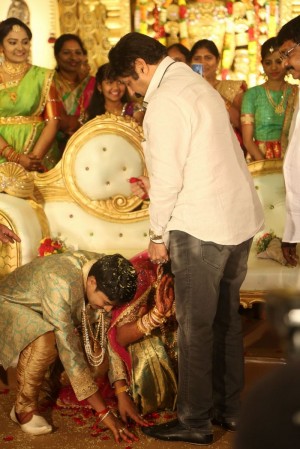 Film Producer C Kalyan Son Wedding Reception