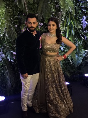 Virat Kohli And Anushka Sharma Reception